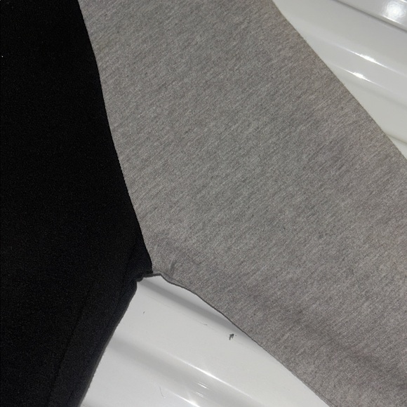 Black and Gray Raglan Graphic Tee #SH004 WHT POLY - Picture 5 of 5